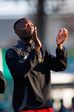 Duplexe Tchamba, Casa Pia AC ve Rio Ave FC takımları arasında oynanan Taca De Portugal maçında Estadio Municipal Rio Maior (Maciej Rogowski)