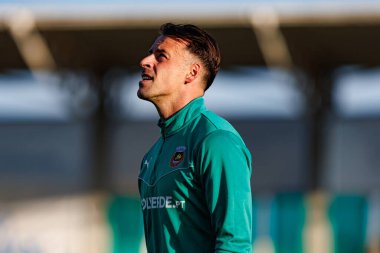 Vitor Gomes, Estadio Belediyesi Rio Maior 'daki Casa Pia AC ve Rio Ave FC takımları arasında oynanan Taca De Portugal maçında görüldü (Maciej Rogowski)