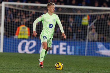 Fransız De Jong, LaLiga EA SPORTS maçı sırasında Estadio Kolezyumu 'nda Getafe CF ve FC Barcelona takımları arasında görüldü (Maciej Rogowski)