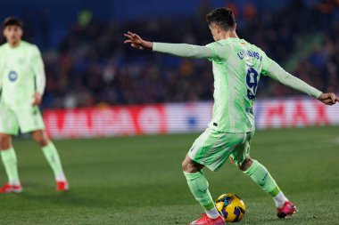 Robert Lewandowski, LaLiga EA SPORTS maçı sırasında Estadio Kolezyumu 'nda Getafe CF ve FC Barcelona takımları arasında görüldü (Maciej Rogowski)