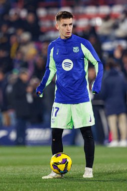 Marc Casado, LaLiga EA SPORTS maçı sırasında Estadio Coliseum 'da Getafe CF ve FC Barcelona takımları arasında görüldü (Maciej Rogowski)