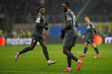 Tammy Abraham UEFA Şampiyonlar Ligi maçında AC Milan ve Girona FC takımları arasında görüldü (Maciej Rogowski)