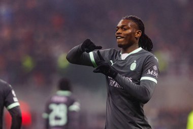 Rafael Leao UEFA Şampiyonlar Ligi maçında AC Milan ve Girona FC (Maciej Rogowski)