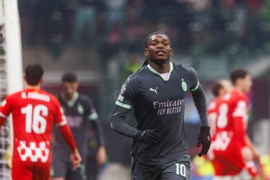 Rafael Leao UEFA Şampiyonlar Ligi maçında AC Milan ve Girona FC (Maciej Rogowski)