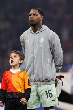 Mike Maignan UEFA Şampiyonlar Ligi maçında AC Milan ve Girona FC takımları arasında görüldü (Maciej Rogowski)