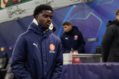 Gabriel Misehouy UEFA Şampiyonlar Ligi maçında AC Milan ve Girona FC takımları arasında görüldü (Maciej Rogowski)