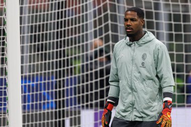 Mike Maignan UEFA Şampiyonlar Ligi maçında AC Milan ve Girona FC takımları arasında görüldü (Maciej Rogowski)