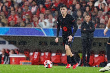 Pedri UEFA Şampiyonlar Ligi maçında SL Benfica ve FC Barcelona (Maciej Rogowski) takımları arasında görüldü.)