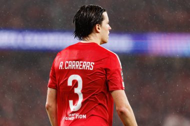 Alvaro Carreras UEFA Şampiyonlar Ligi maçında SL Benfica ve FC Barcelona (Maciej Rogowski) takımları arasında görüldü.)