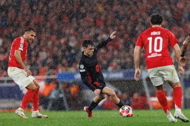 Pedri UEFA Şampiyonlar Ligi maçında SL Benfica ve FC Barcelona (Maciej Rogowski) takımları arasında görüldü.)