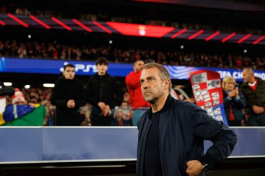 Hansi Flick UEFA Şampiyonlar Ligi maçında SL Benfica ve FC Barcelona (Maciej Rogowski) takımları arasında görüldü.)