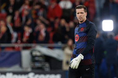 Wojciech Szczesny UEFA Şampiyonlar Ligi maçında SL Benfica ve FC Barcelona (Maciej Rogowski) takımları arasında görüldü.)