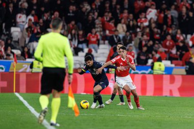 Rochinha, Joao Rego Liga Portekiz maçı sırasında SL Benfica ve FC Famalicao (Maciej Rogowski)