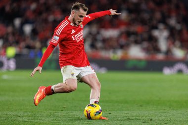 Kerem Akturkoglu Liga Portekiz maçı sırasında SL Benfica ve FC Famalicao (Maciej Rogowski)