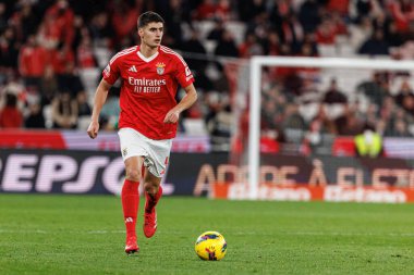 Antonio Silva Liga Portekiz maçı sırasında SL Benfica ve FC Famalicao takımları arasında görüldü (Maciej Rogowski)