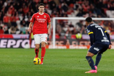 Antonio Silva Liga Portekiz maçı sırasında SL Benfica ve FC Famalicao takımları arasında görüldü (Maciej Rogowski)
