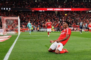 Leandro Barreiro, Liga Portekiz maçında SL Benfica ve FC Famalicao (Maciej Rogowski)