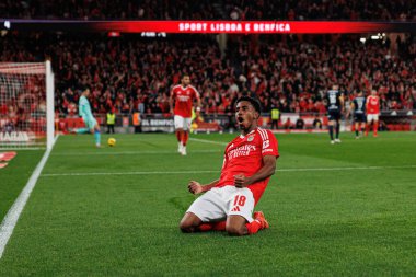 Leandro Barreiro, Liga Portekiz maçında SL Benfica ve FC Famalicao (Maciej Rogowski)
