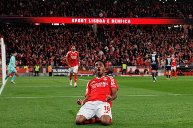 Leandro Barreiro, Liga Portekiz maçında SL Benfica ve FC Famalicao (Maciej Rogowski)