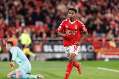 Leandro Barreiro, Liga Portekiz maçında SL Benfica ve FC Famalicao (Maciej Rogowski)