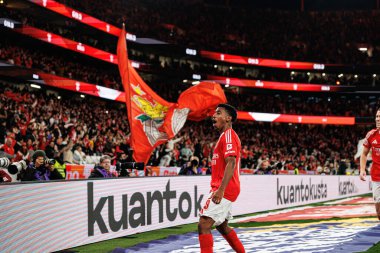 Leandro Barreiro, Liga Portekiz maçında SL Benfica ve FC Famalicao (Maciej Rogowski)