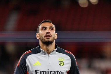 Vangelis Pavlidis seen during Liga Portugal game between teams of SL Benfica and  FC Famalicao (Maciej Rogowski) clipart