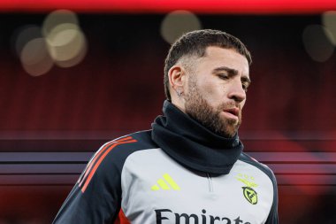 Nicolas Otamendi seen during Liga Portugal game between teams of SL Benfica and  FC Famalicao (Maciej Rogowski) clipart