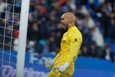 Marko Dmitroviç, LaLiga EA SPORTS maçı sırasında Estadio Municipal de Butarque 'da CD Leganes ve Atletico de Madrid takımları arasında görüldü (Maciej Rogowski)