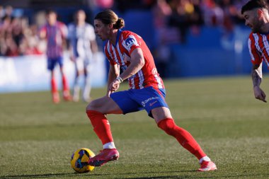Conor Gallagher, LaLiga EA SPORTS maçı sırasında Estadio Municipal de Butarque 'da CD Leganes ve Atletico de Madrid takımları arasında görüldü (Maciej Rogowski)