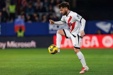 Unai Lopez, El Sadar 'da CA Osasuna ve Rayo Vallecano takımları arasında LaLiga EA SPORTS maçı sırasında görüldü (Maciej Rogowski)