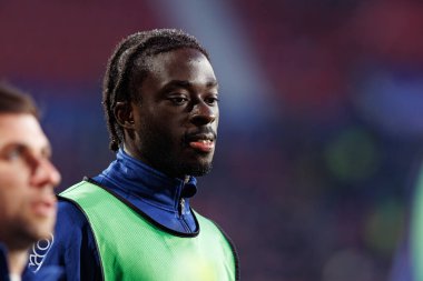 Abdul Mumin, LaLiga EA SPORTS maçı sırasında Osasuna ve Rayo Vallecano takımları arasında El Sadar 'da görüldü (Maciej Rogowski)