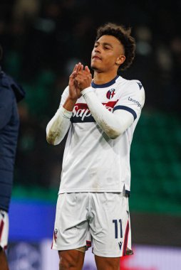 Dan Ndoye UEFA Şampiyonlar Ligi maçında Sporting CP ve Bologna FC takımları arasında görüldü (Maciej Rogowski)