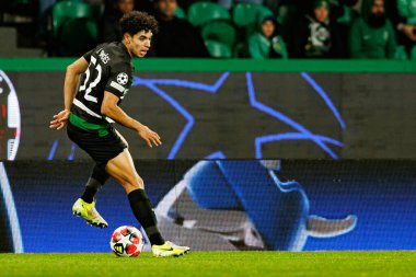 Joao Simoes UEFA Şampiyonlar Ligi maçında Sporting CP ve Bologna FC takımları arasında görüldü (Maciej Rogowski)