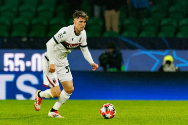 Juan Miranda UEFA Şampiyonlar Ligi maçında Sporting CP ve Bologna FC takımları arasında görüldü (Maciej Rogowski)