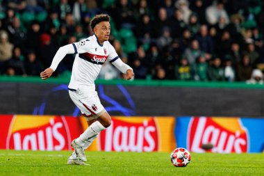 Dan Ndoye UEFA Şampiyonlar Ligi maçında Sporting CP ve Bologna FC takımları arasında görüldü (Maciej Rogowski)