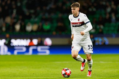 Juan Miranda UEFA Şampiyonlar Ligi maçında Sporting CP ve Bologna FC takımları arasında görüldü (Maciej Rogowski)