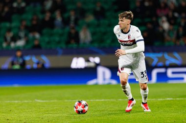 Juan Miranda UEFA Şampiyonlar Ligi maçında Sporting CP ve Bologna FC takımları arasında görüldü (Maciej Rogowski)