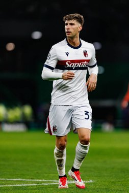 Juan Miranda UEFA Şampiyonlar Ligi maçında Sporting CP ve Bologna FC takımları arasında görüldü (Maciej Rogowski)