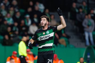 Goncalo Inacio UEFA Şampiyonlar Ligi maçında Sporting CP ve Bologna FC takımları arasında görüldü (Maciej Rogowski)