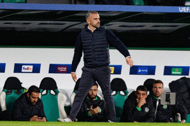 Rui Borges, UEFA Şampiyonlar Ligi maçında Sporting CP ve Bologna FC takımları arasında görüldü (Maciej Rogowski)