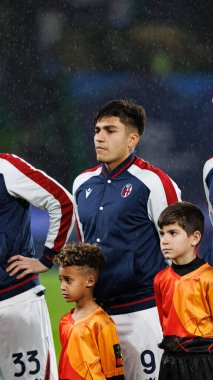 Santiago Castro, UEFA Şampiyonlar Ligi maçında Sporting CP ve Bologna FC takımları arasında görüldü (Maciej Rogowski)