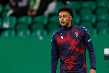 Dan Ndoye UEFA Şampiyonlar Ligi maçında Sporting CP ve Bologna FC takımları arasında görüldü (Maciej Rogowski)