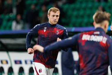 Tommaso Pobega UEFA Şampiyonlar Ligi maçında Sporting CP ve Bologna FC takımları arasında görüldü (Maciej Rogowski)