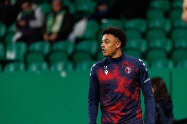 Dan Ndoye UEFA Şampiyonlar Ligi maçında Sporting CP ve Bologna FC takımları arasında görüldü (Maciej Rogowski)