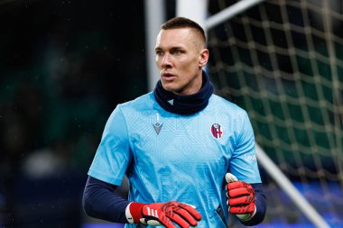 Lukasz Skorupski, UEFA Şampiyonlar Ligi maçında Sporting CP ve Bologna FC takımları arasında görüldü (Maciej Rogowski)