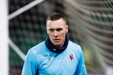 Lukasz Skorupski, UEFA Şampiyonlar Ligi maçında Sporting CP ve Bologna FC takımları arasında görüldü (Maciej Rogowski)