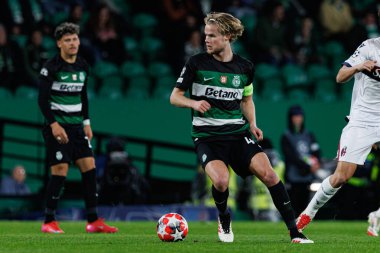 UEFA Şampiyonlar Ligi maçında Sporting CP ve Bologna FC (Maciej Rogowski)