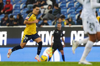 Pedro Amaral, Liga Portekiz maçı sırasında Estoril Praia ve Vitoria SC takımları arasında Estadio Antonio Coimbra da Mota 'da görüldü (Maciej Rogowski)