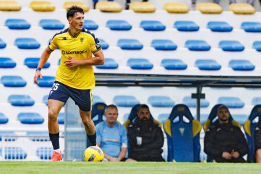 Felix Bacher, Liga Portekiz maçı sırasında Estoril Praia ve Vitoria SC takımları arasında Estadio Antonio Coimbra da Mota 'da görüldü (Maciej Rogowski)