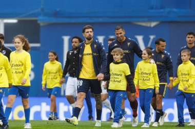 Xeka, Liga Portekiz maçı sırasında Estoril Praia ve Vitoria SC takımları arasında Estadio Antonio Coimbra da Mota 'da görüldü (Maciej Rogowski)